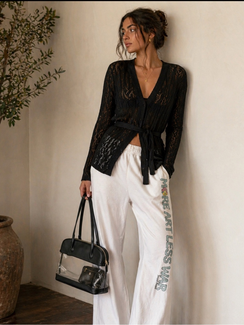 Johnny Farah clear purse